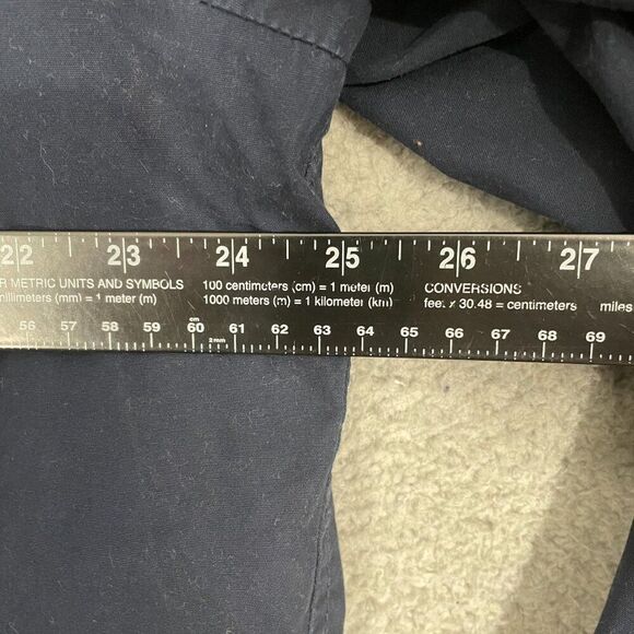 J CREW Jacket Men XL‎ Navy NX631 Military Army Bomber Field Utility Full Zip - Picture 7 of 8